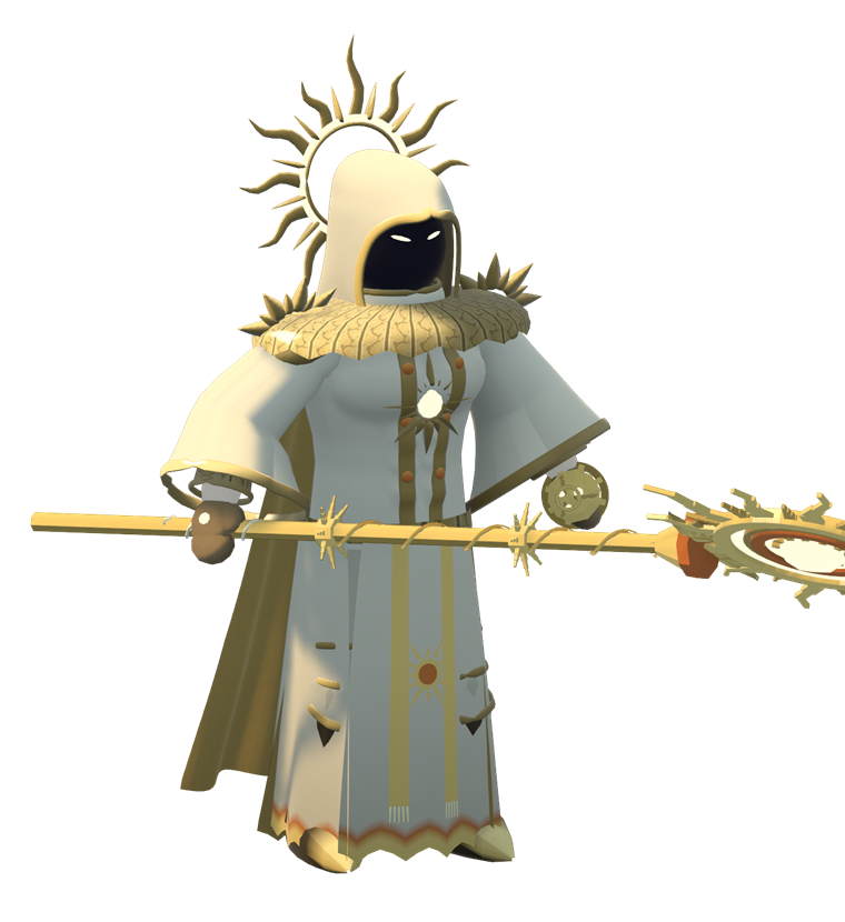 Sacerdote com o set Sol Invicto