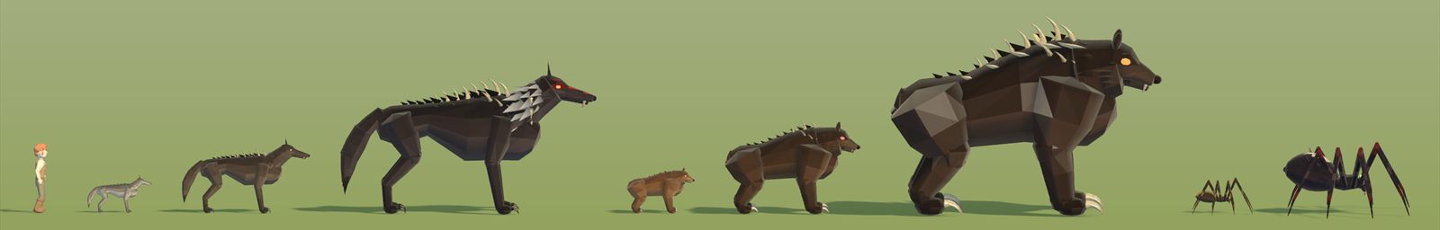 Lobos, ursos e aranhas, do comum ao líder
